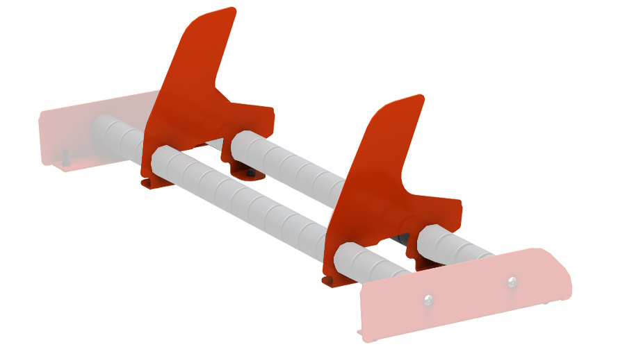 Folienfixierung für Folienabroller Orange Folienfixierung für Folienabroller Orange
