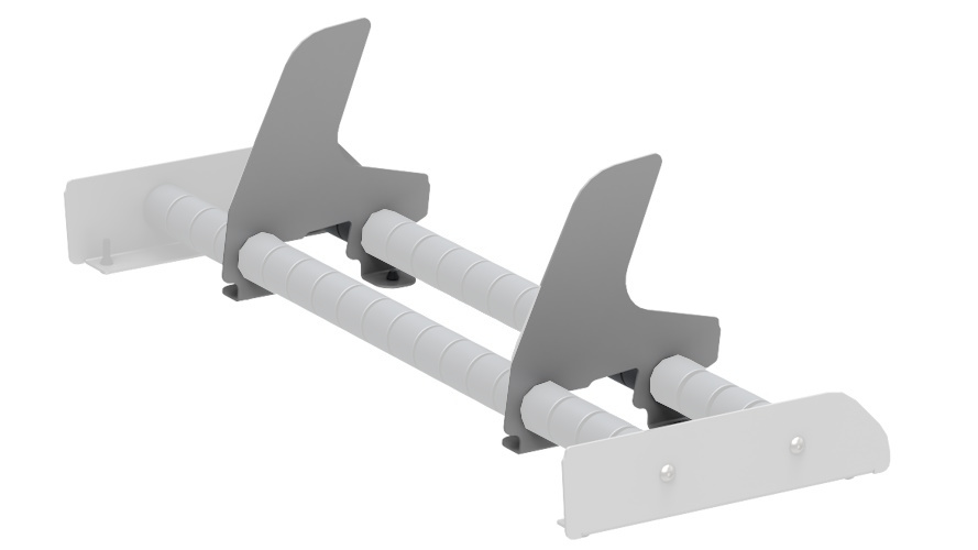 Folienfixierung für Folienabroller Aluminium